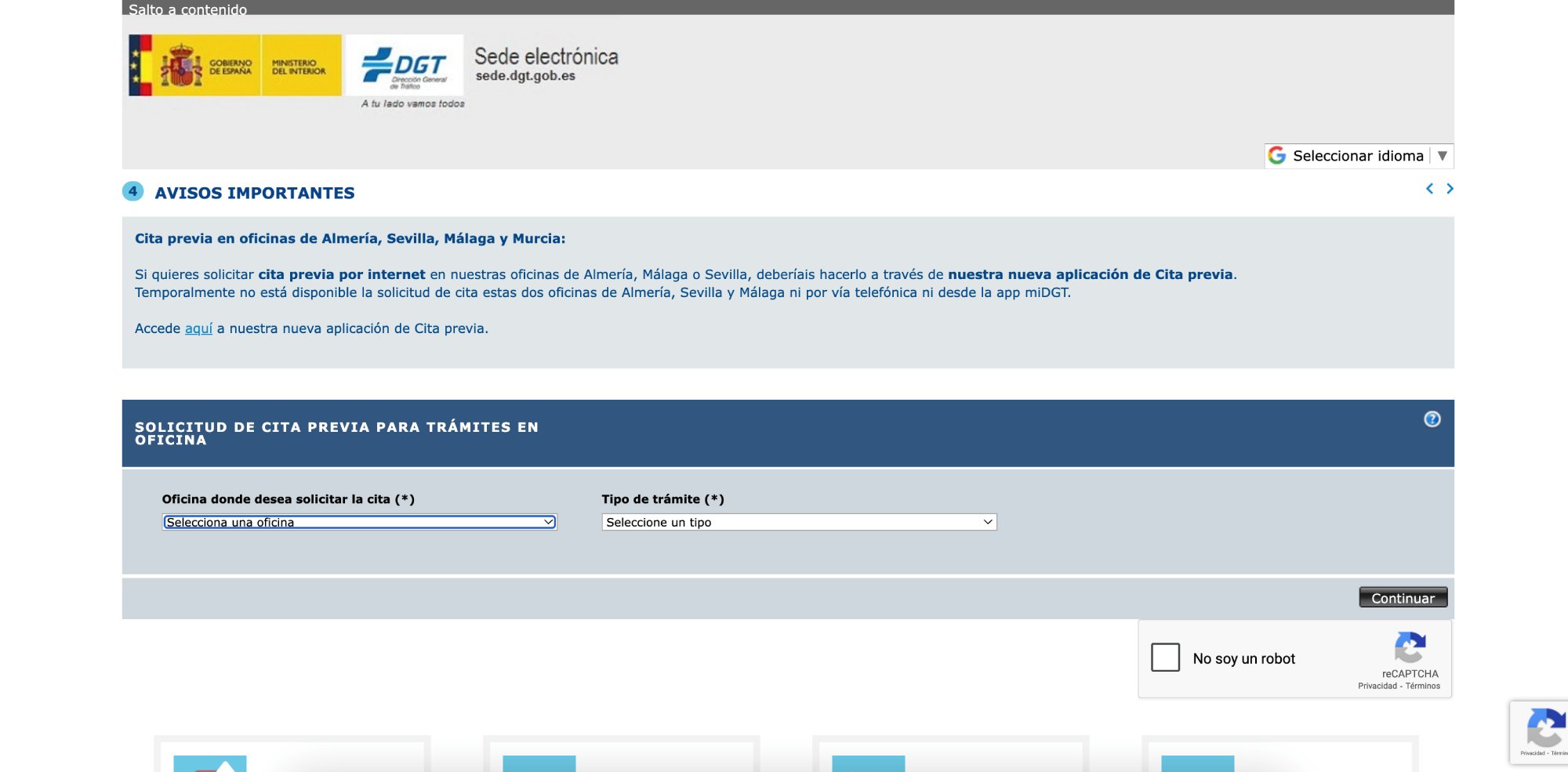 Cita DGT: trámites en oficina