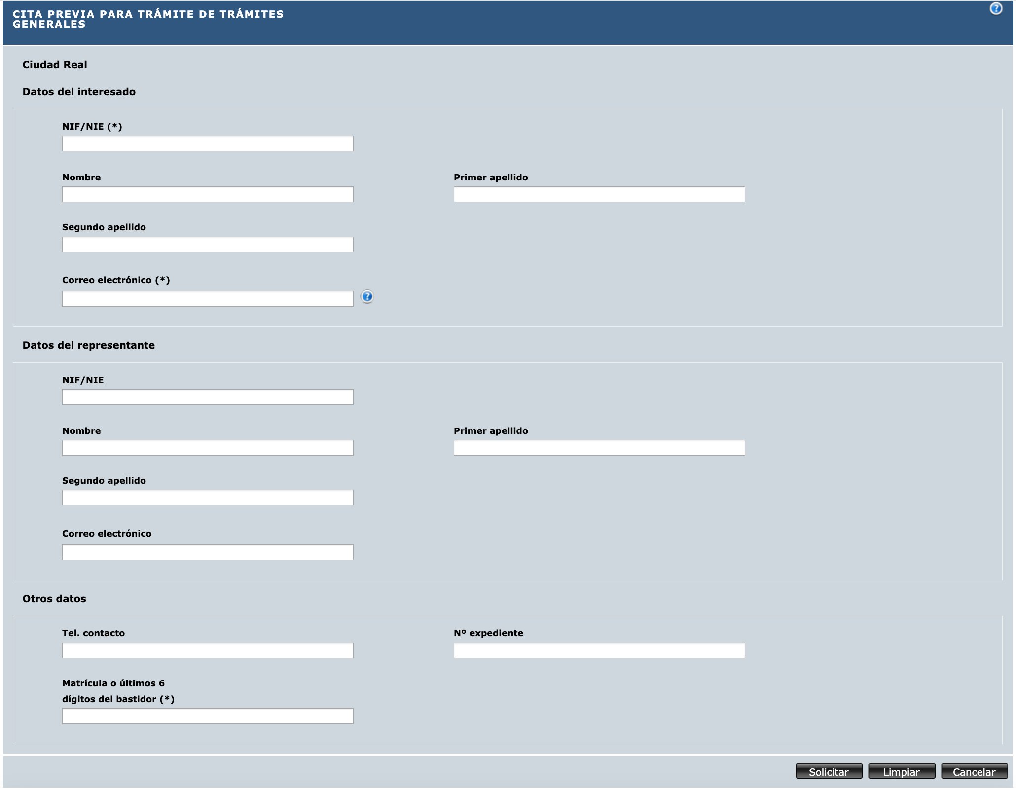 Cita DGT: oficina y trámite